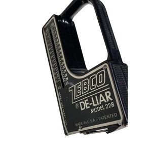 Vintage Zebco Model 228 Black Fisherman’s De-Liar Scale Tape Measure Fishing